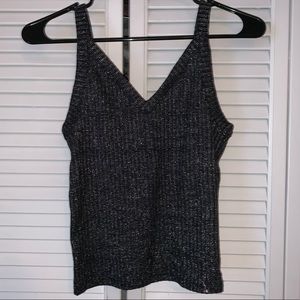 American eagle sparkly tank top